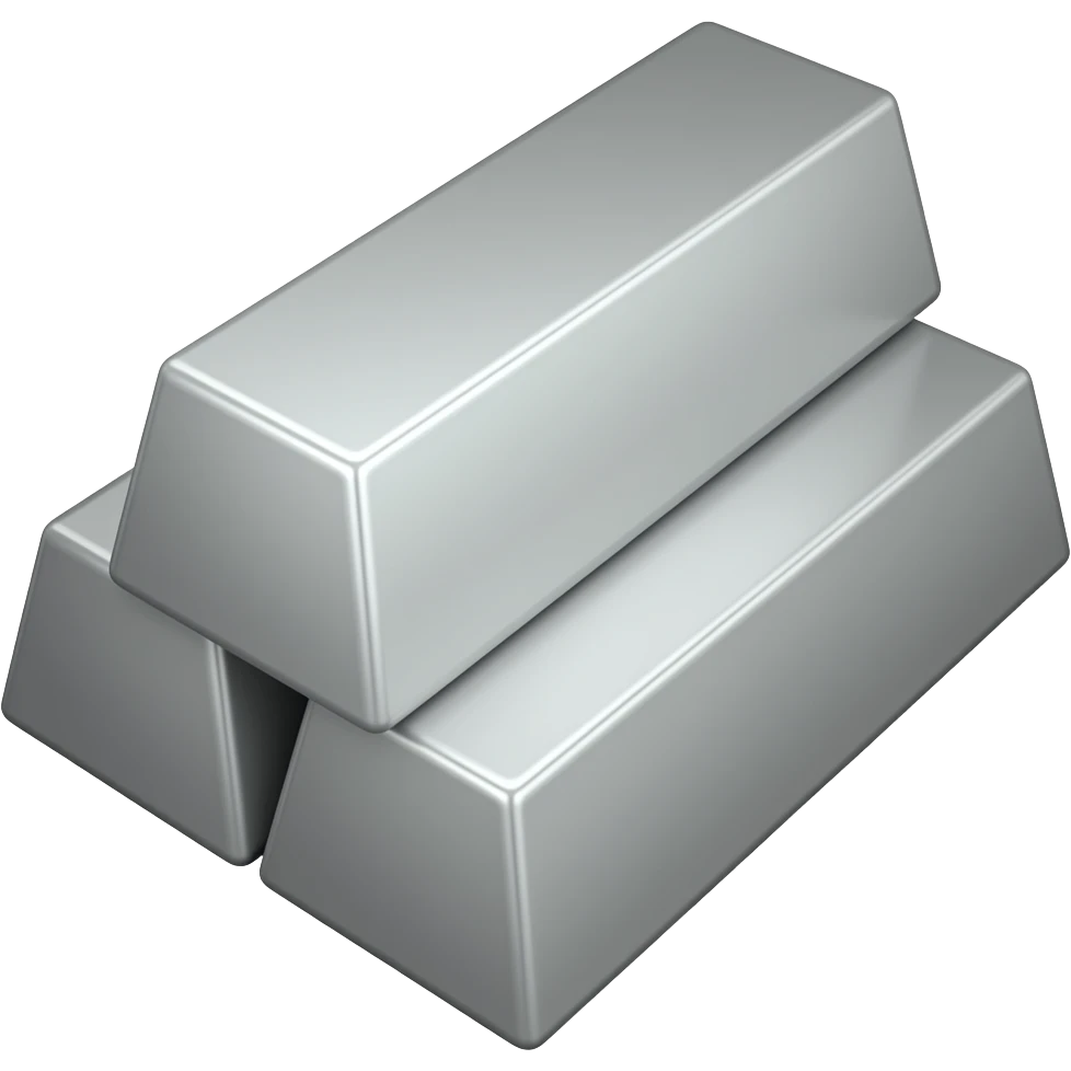 Aluminum Ingot bars emoji
