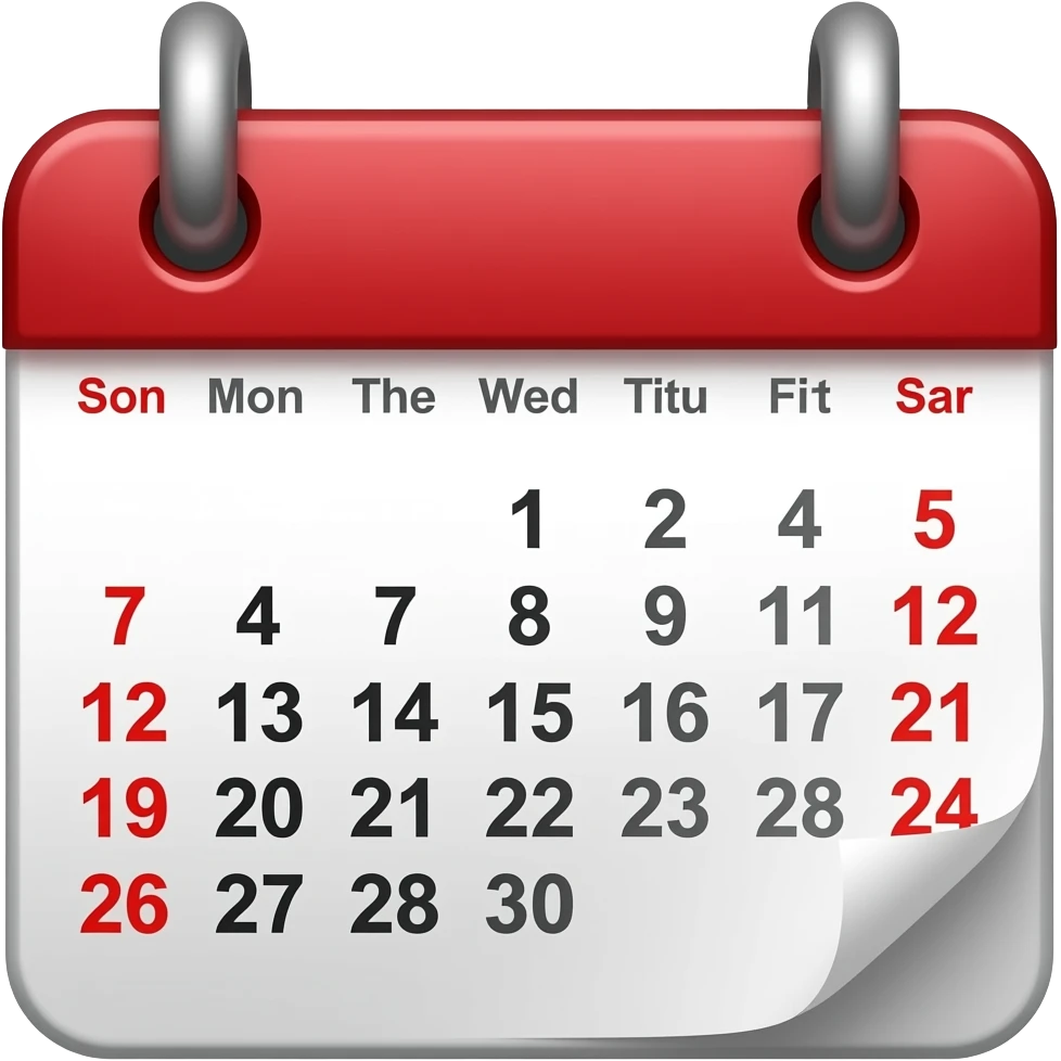 Calendar emoji