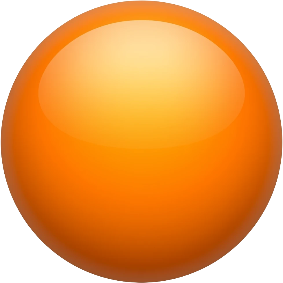 orange ball emoji