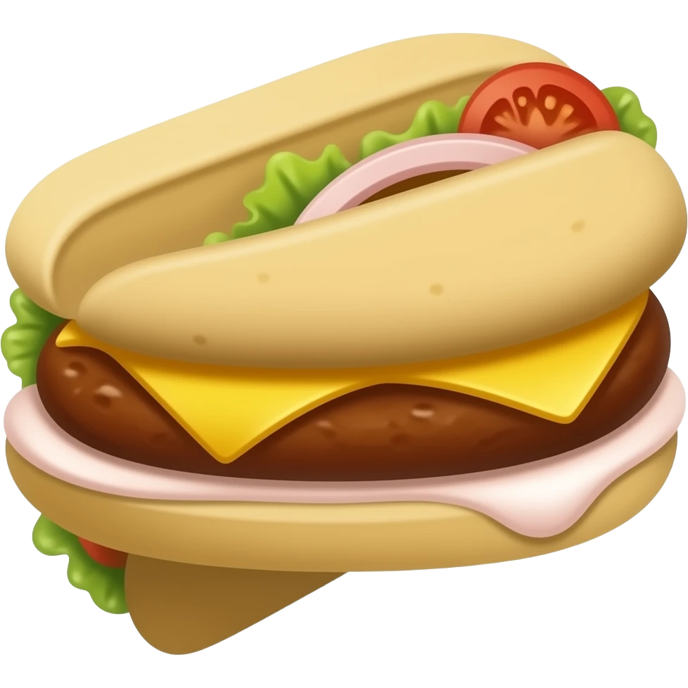 Mexican torta in a bolillo emoji