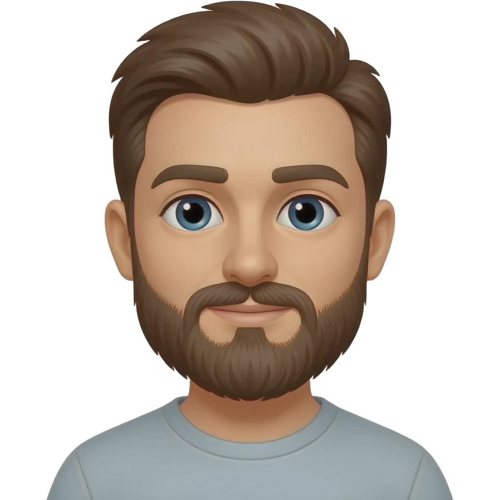 Full Beard boy emoji