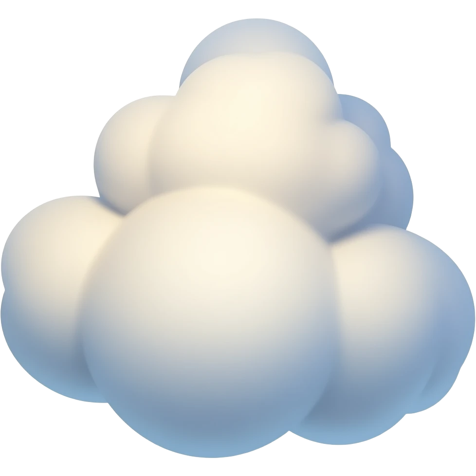 colorful cloud emoji