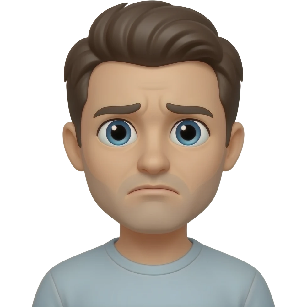 Confuses emoji
