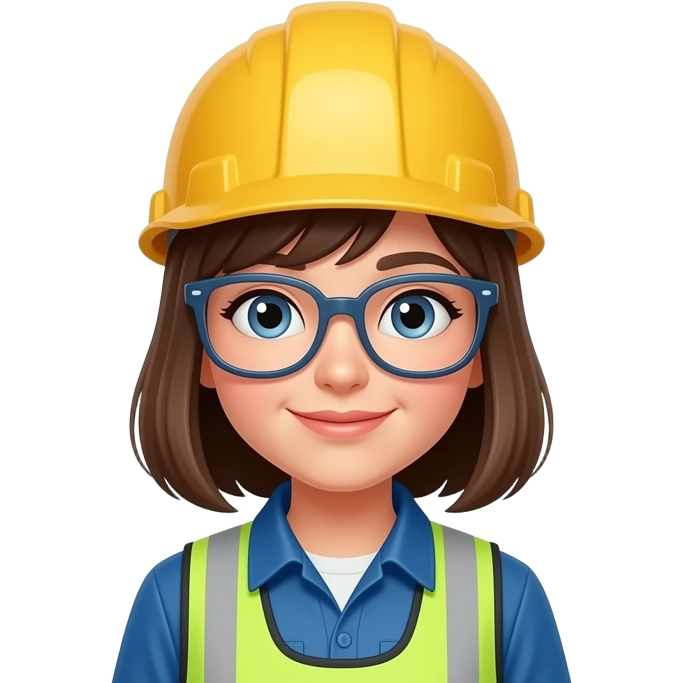 Electrical engineer girl emoji | AI Emoji Generator