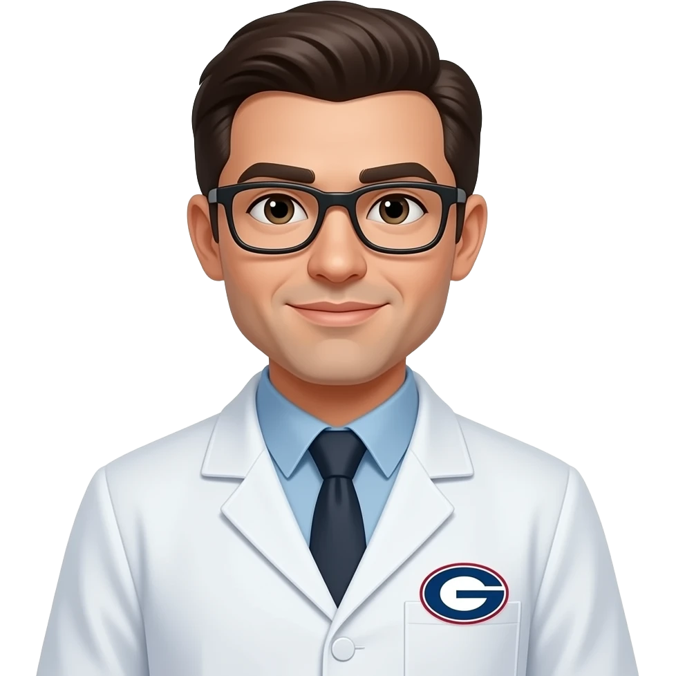 Georgia Bulldog chemist emoji