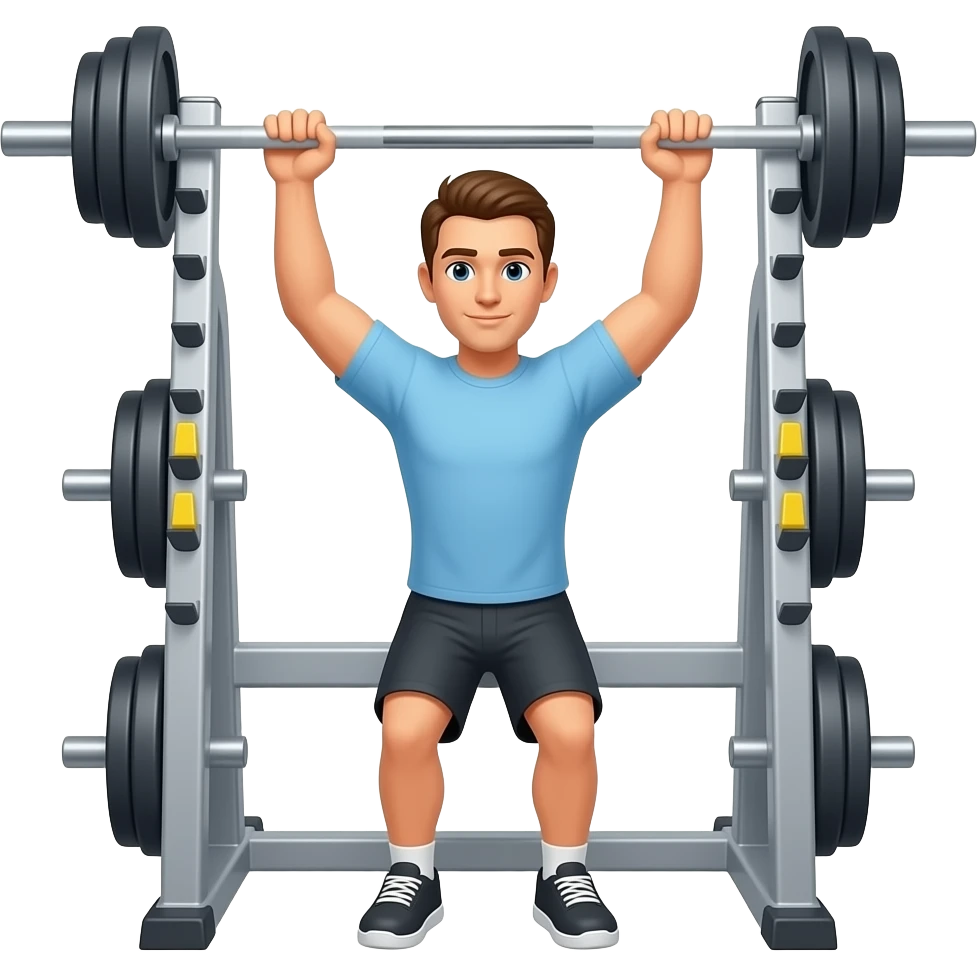 Chest press with bar emoji