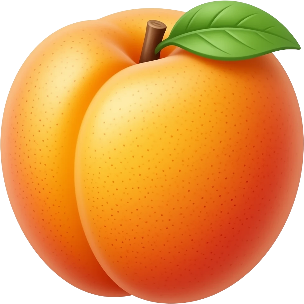 Apricot emoji