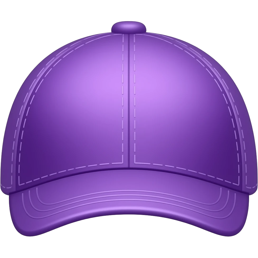 Purple cap emoji