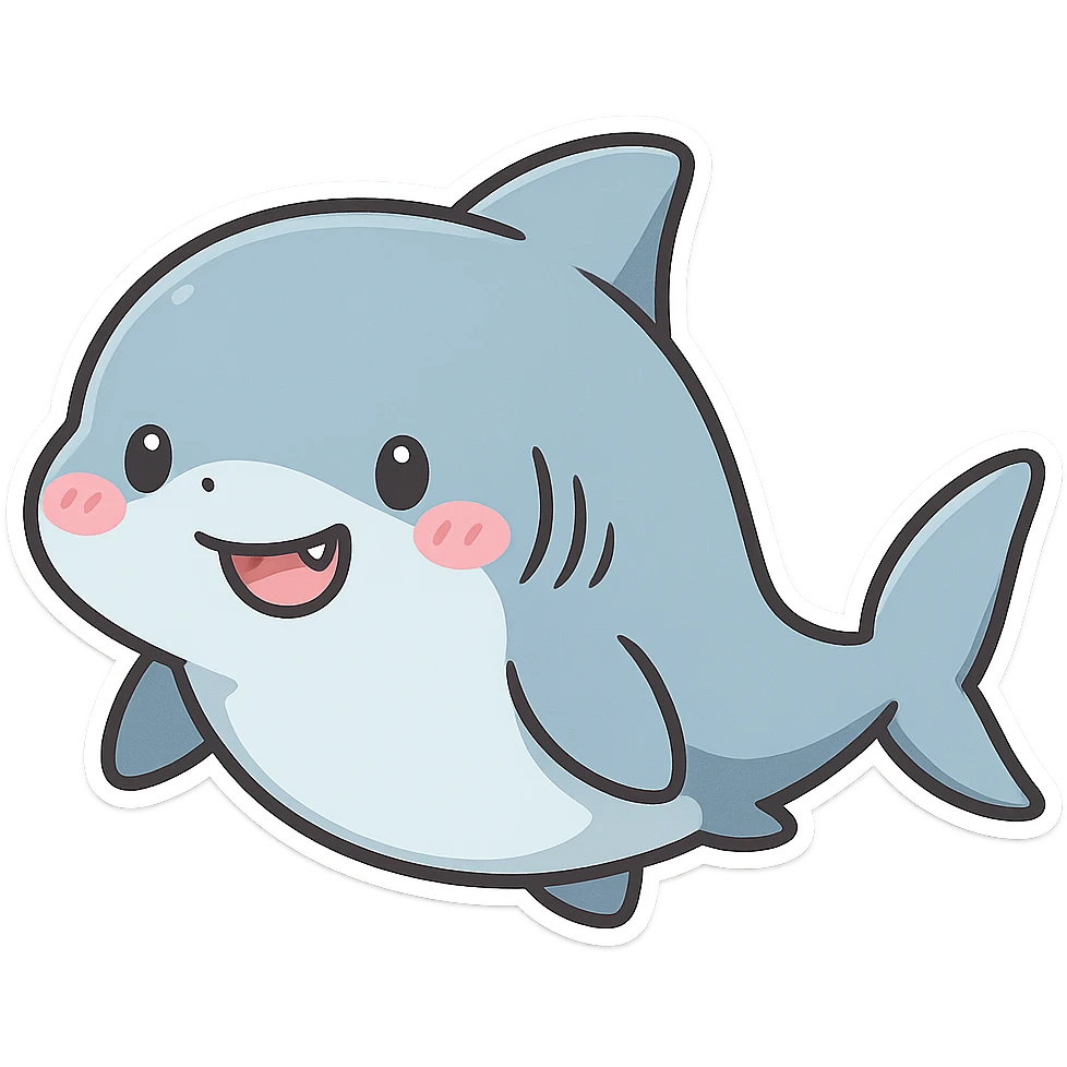 一只鲨鱼 emoji
