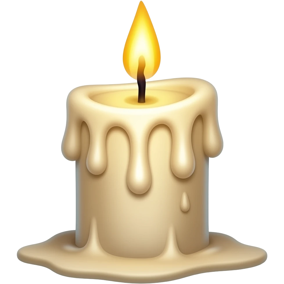 goth candle emoji