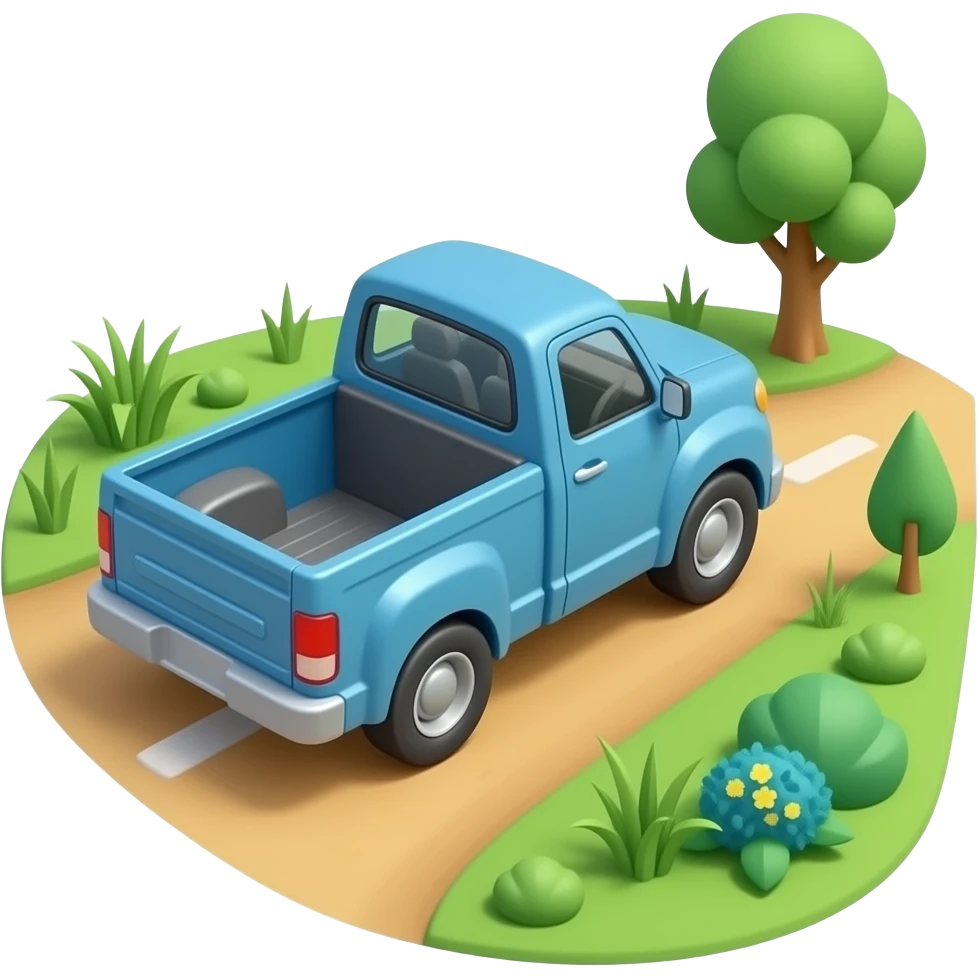 Make a country truck emoji