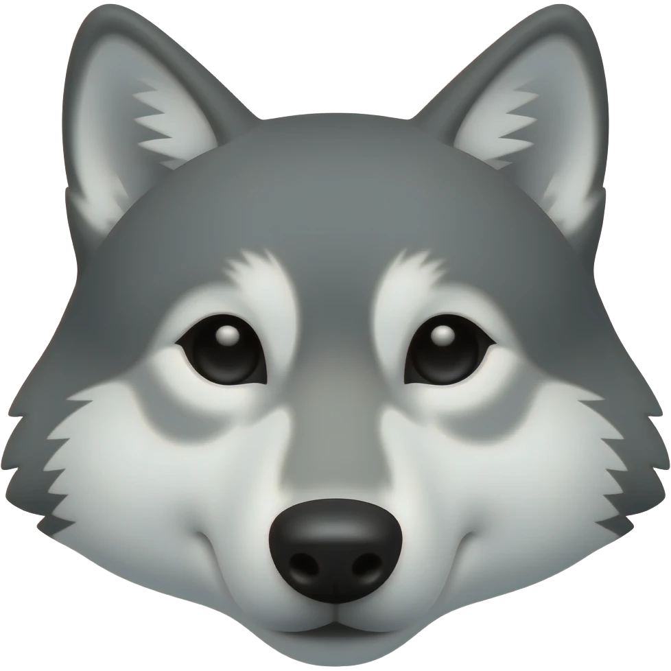 wolf face emoji