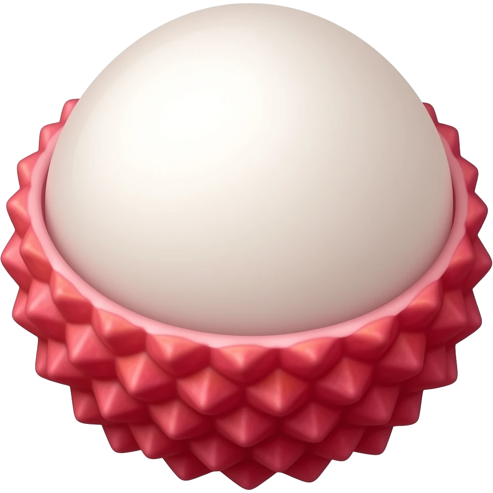 Lychee emoji