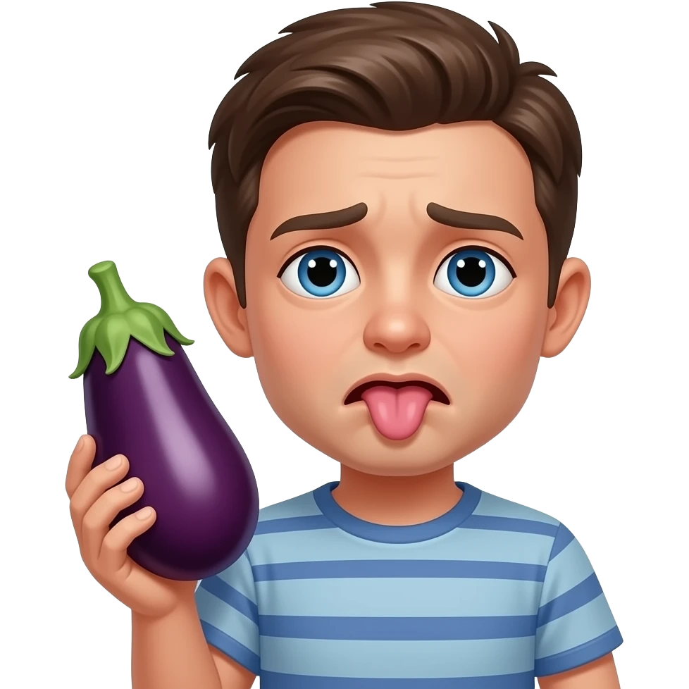 🍆😛😔 emoji