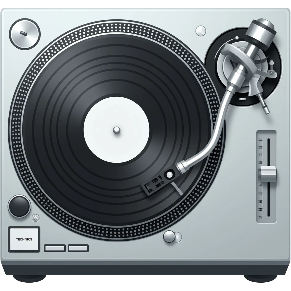 Technics turntable emoji