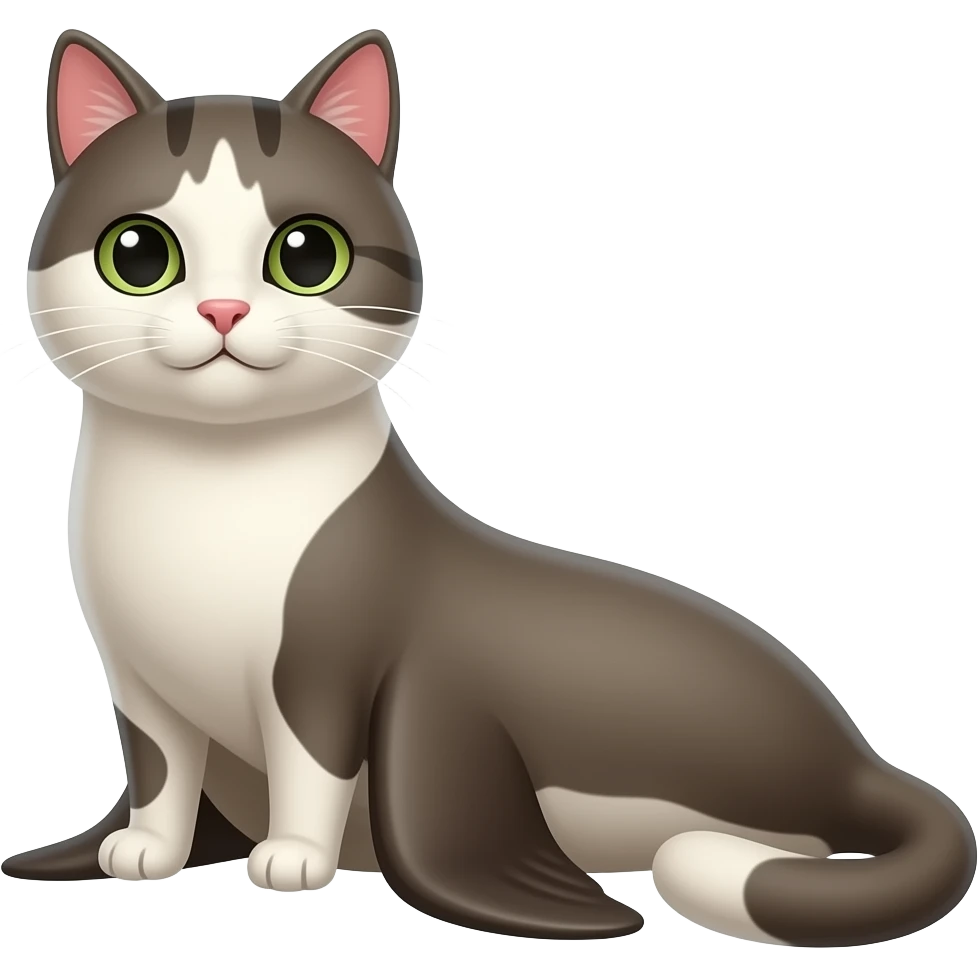 кот + тюлень emoji