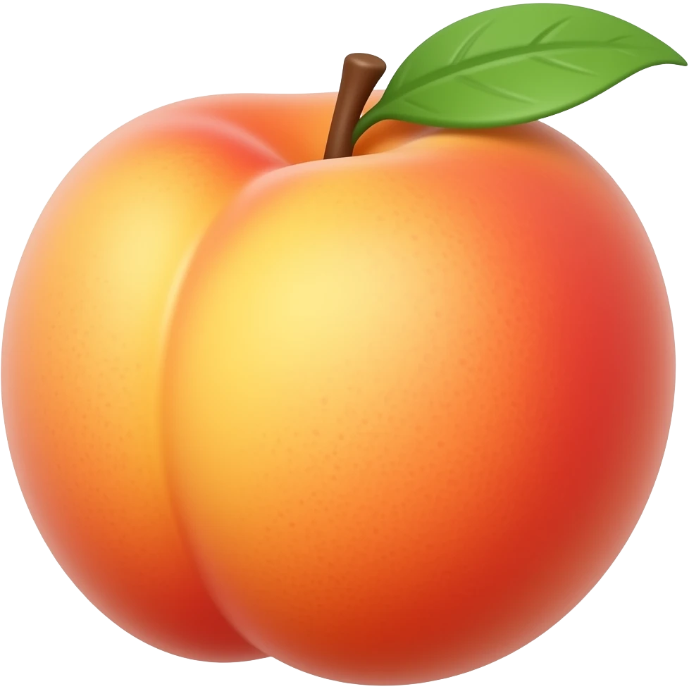 Peach emoji