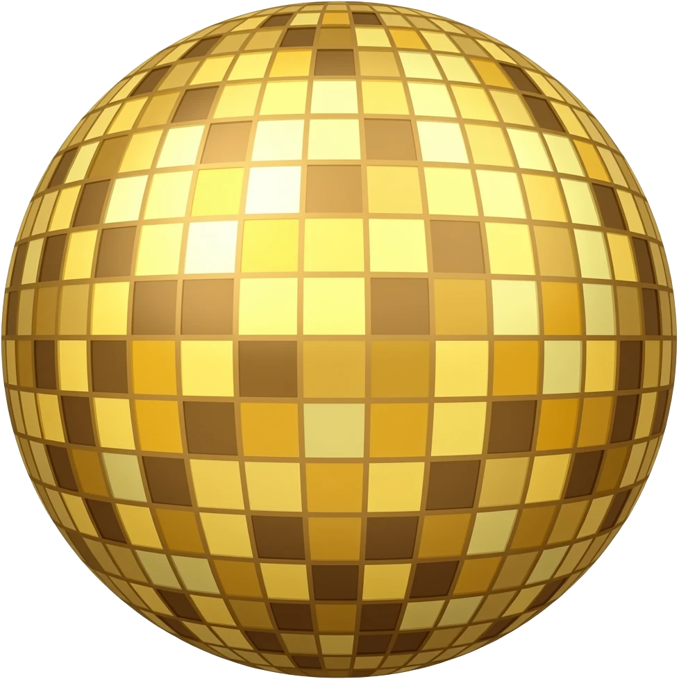golden disco emoji