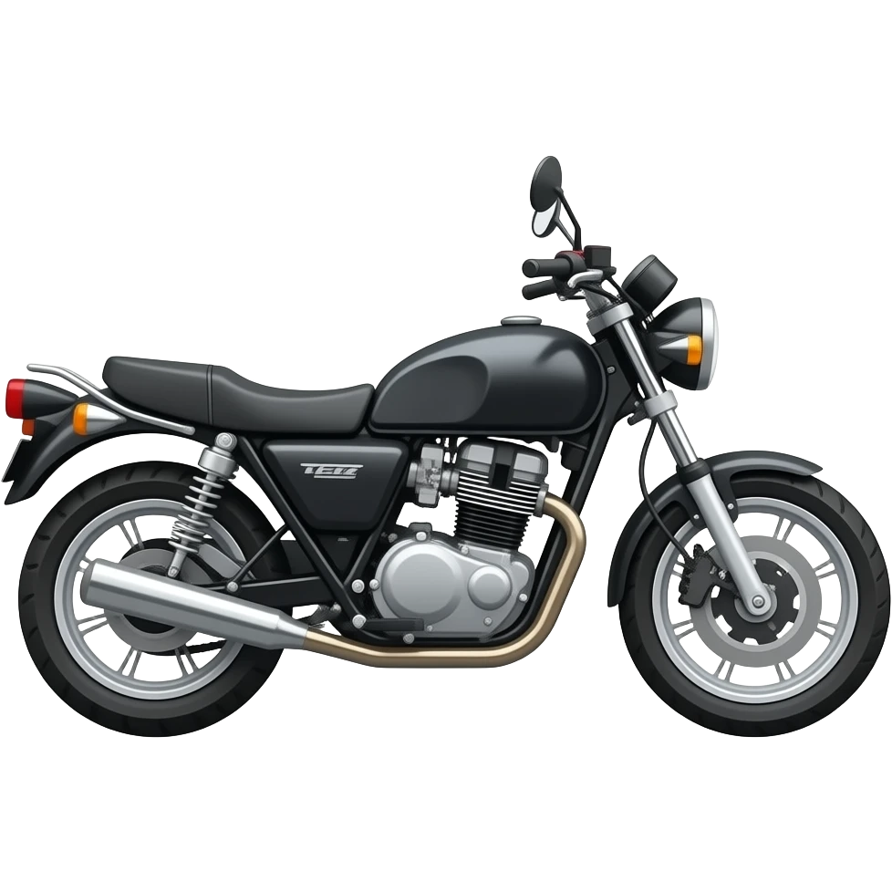 motorcycle, simple, side emoji