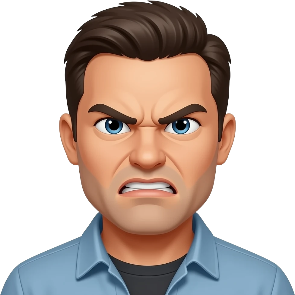 Bana kızgın adam emojisi yap emoji