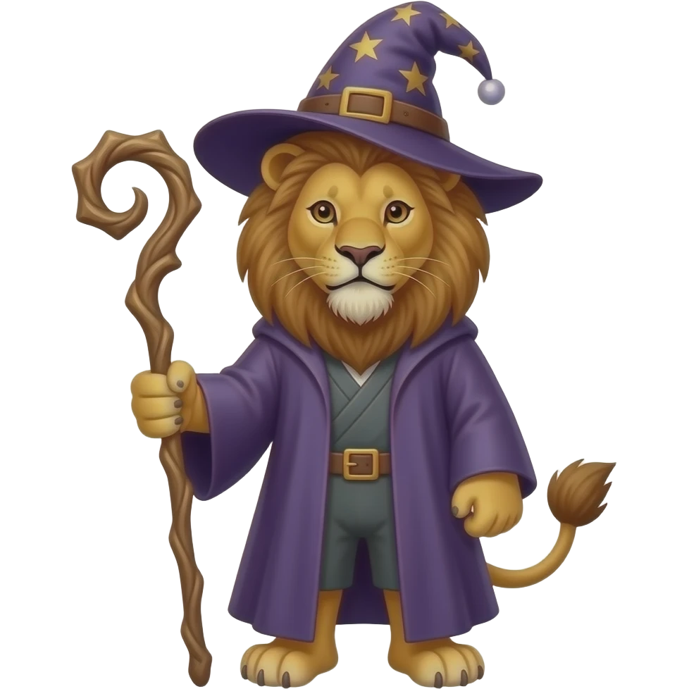 wizard lion emoji