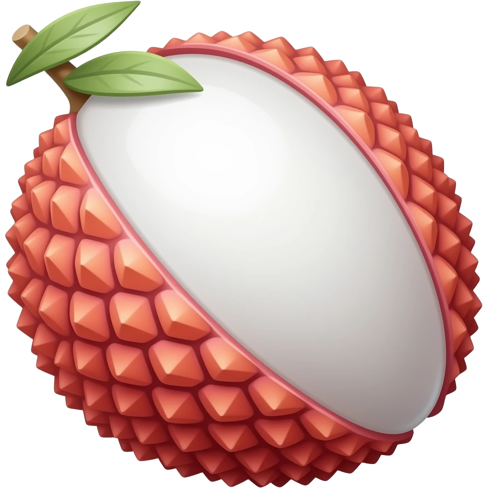 Lychee emoji