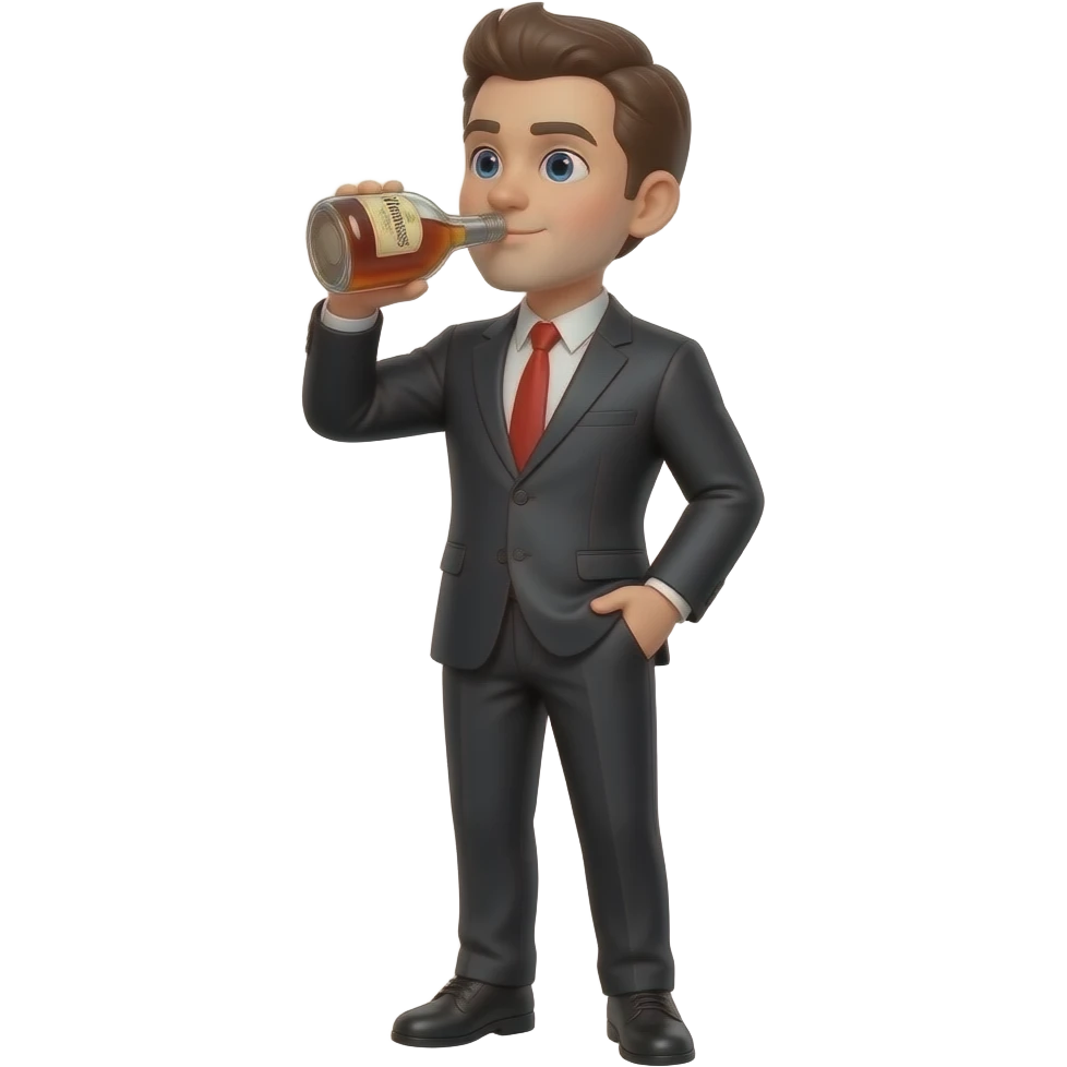 Drinking Hennessy emoji