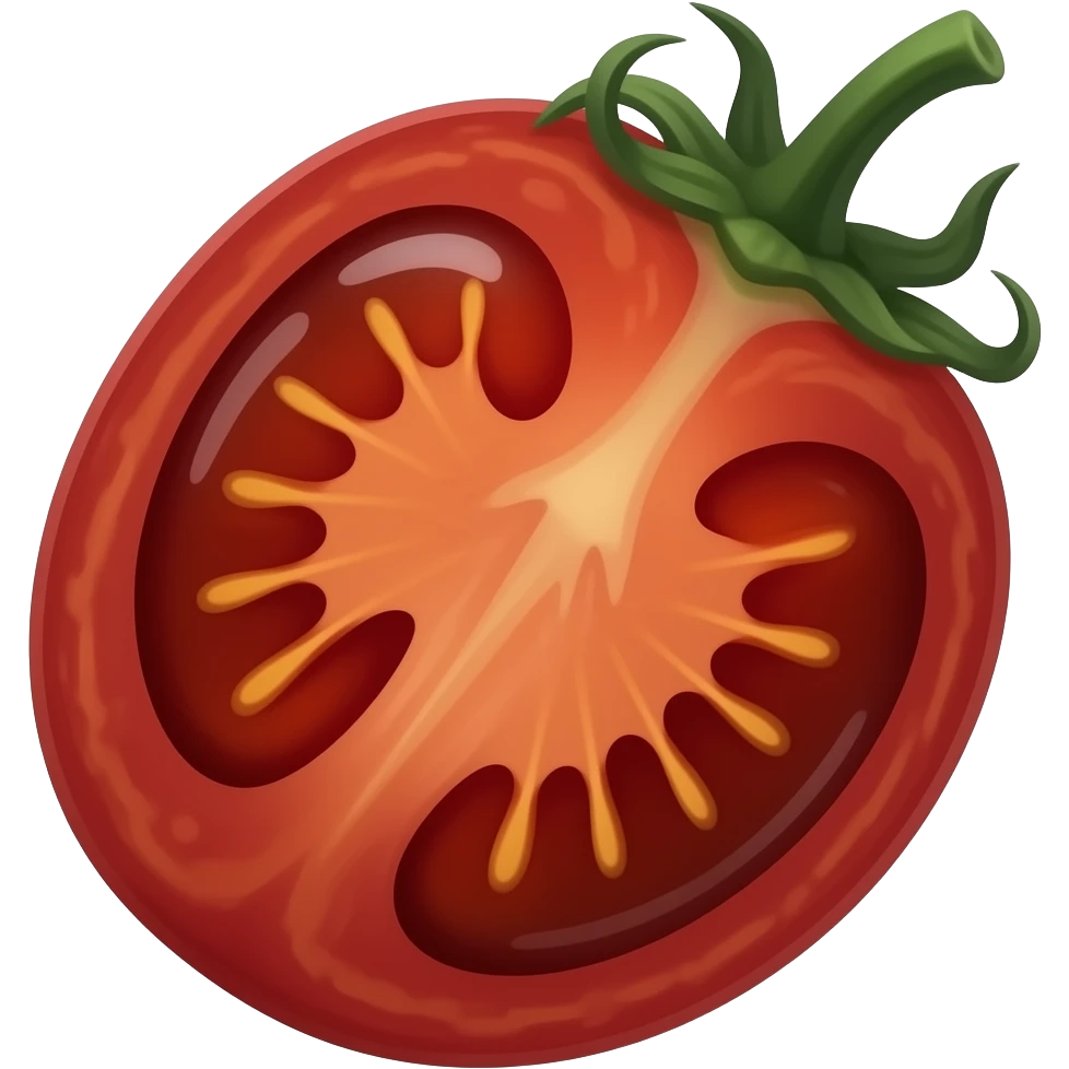 Dried tomato dead emoji