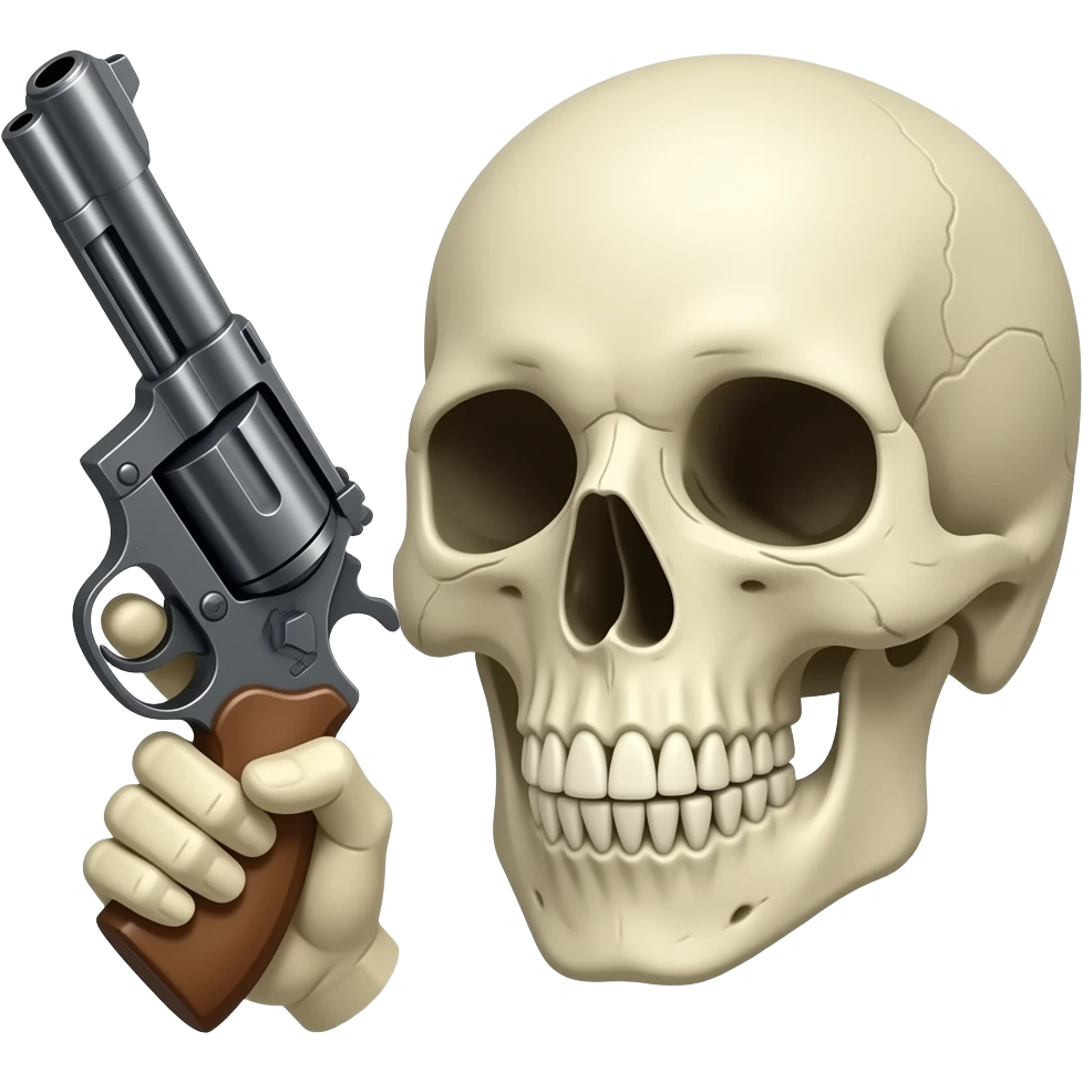 💀+🔫 emoji