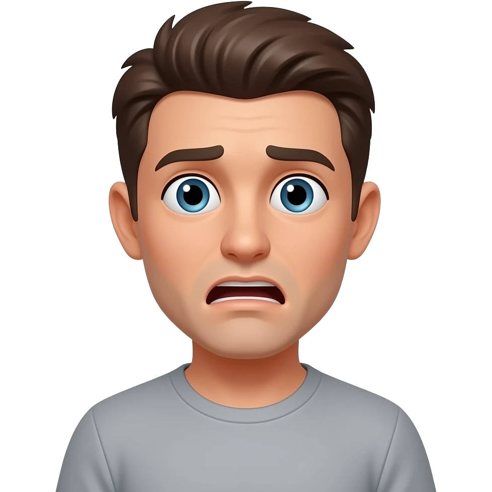 afraid emoji