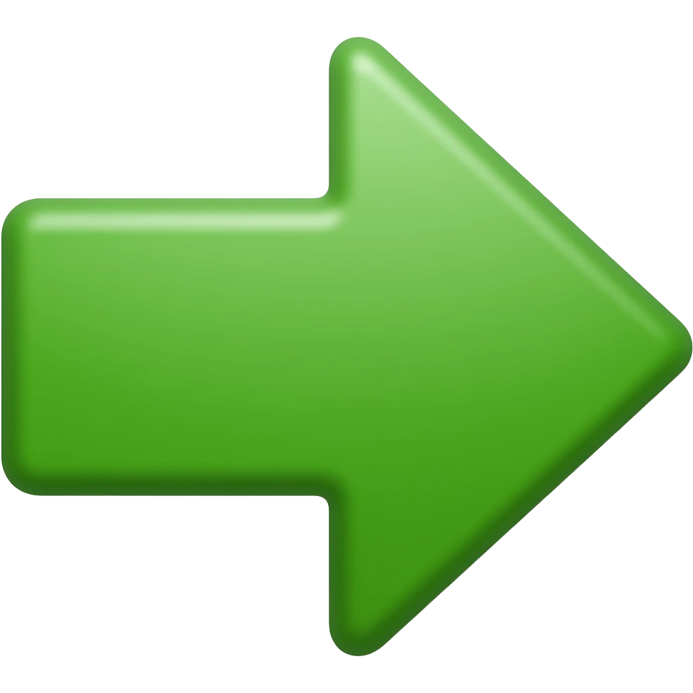 green arrow emoji