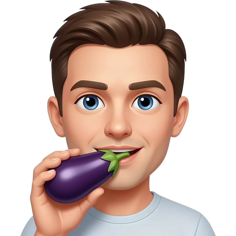 🍆👅😐 emoji