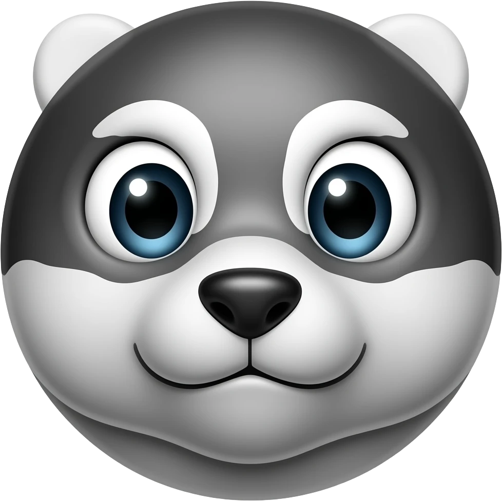 Siyah beyaz olsun emoji