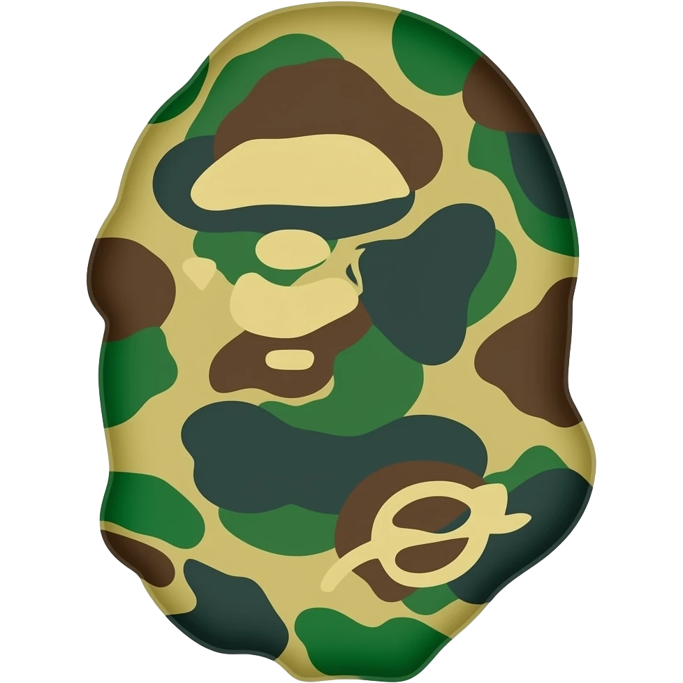 no i want the bape logo in the cursor emoji