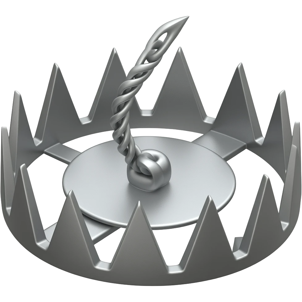 Spike trap emoji