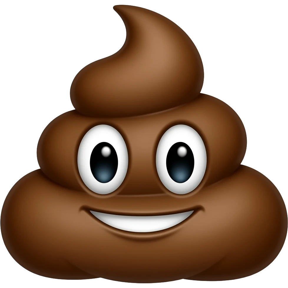 real poop emoji