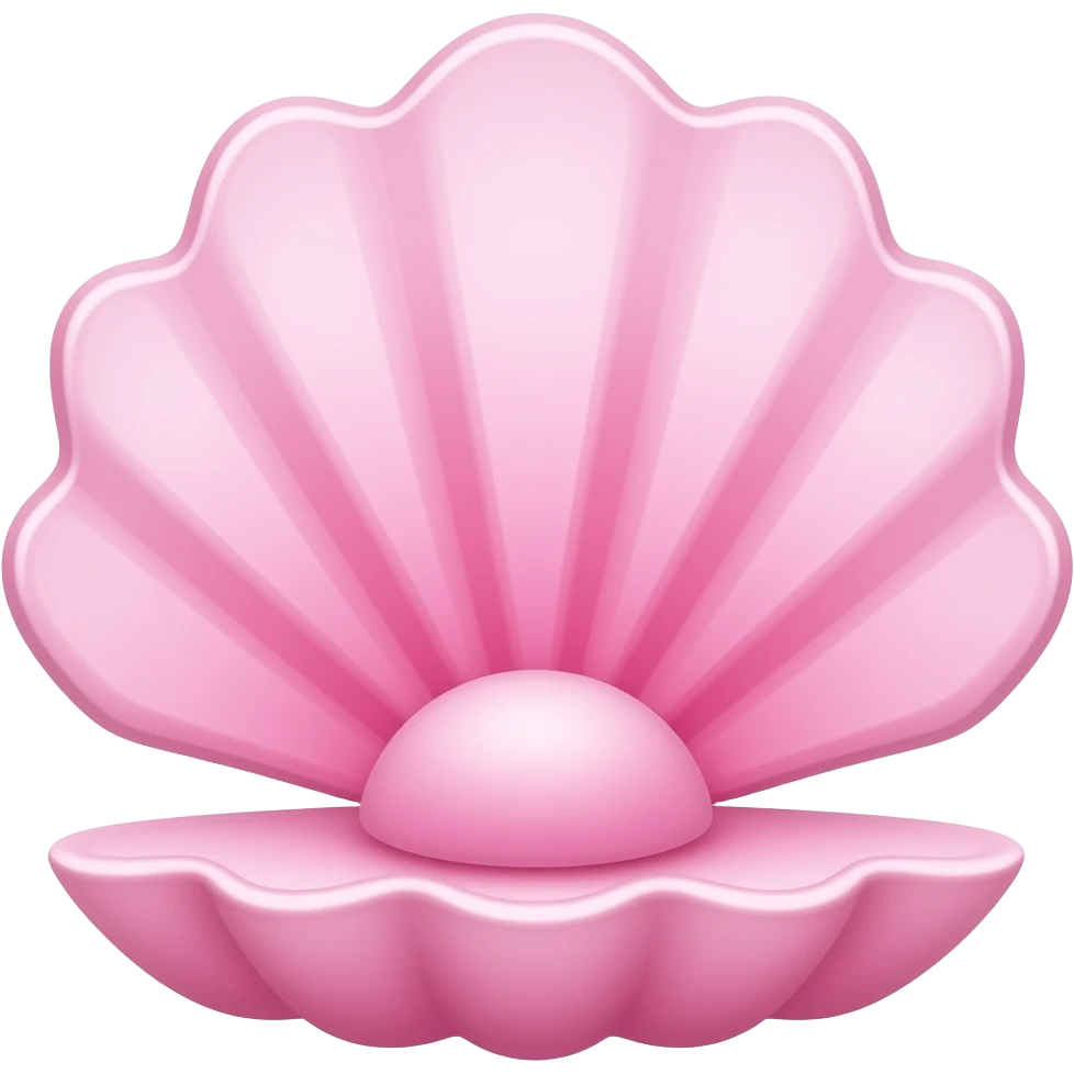 pink clamshell emoji