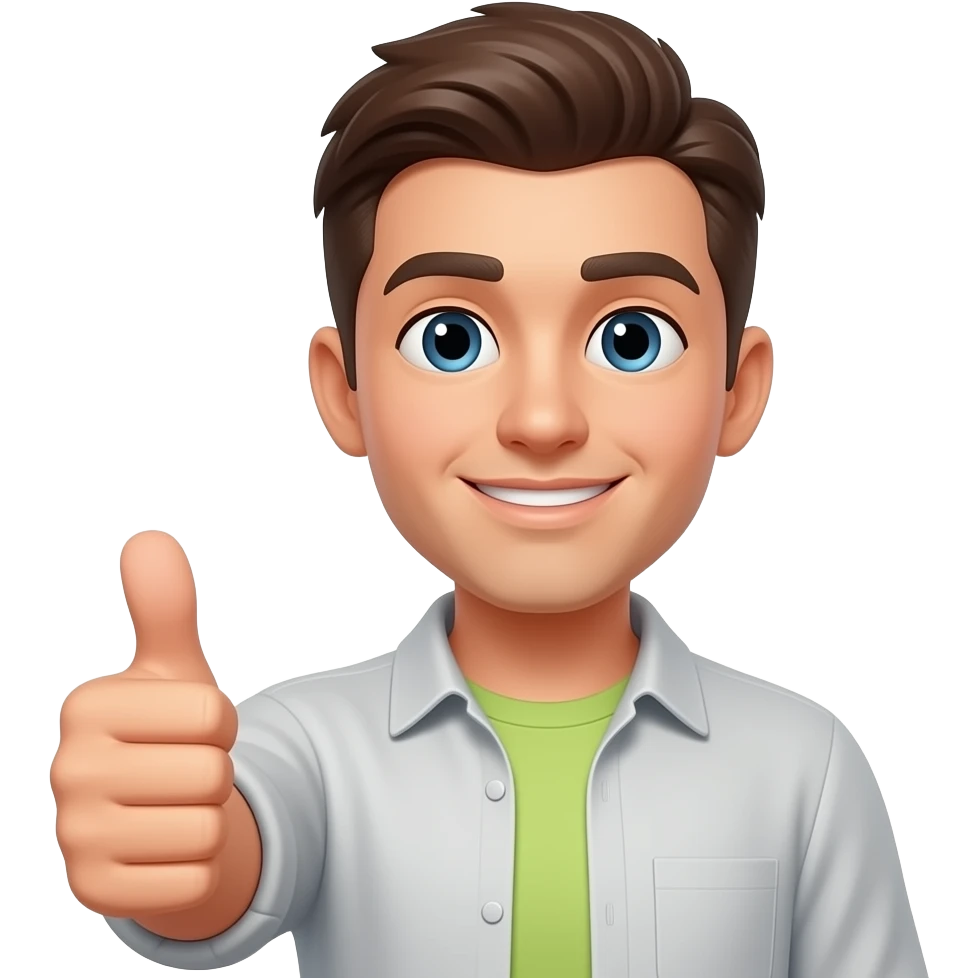 Vex a with thumbs up emoji