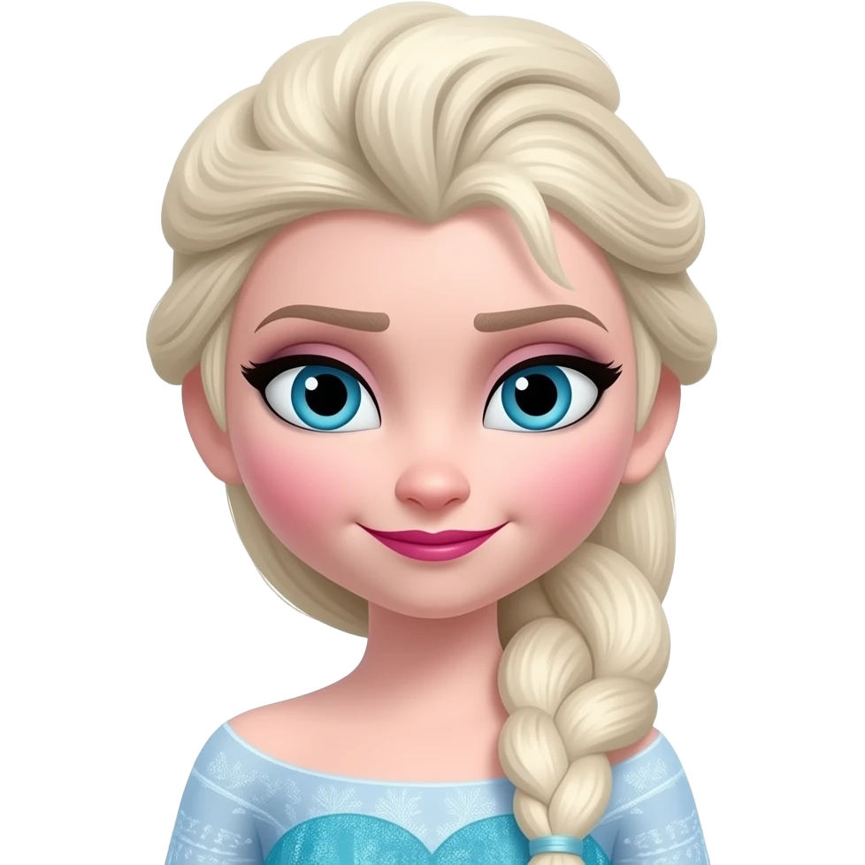 elsa face emoji | AI Emoji Generator