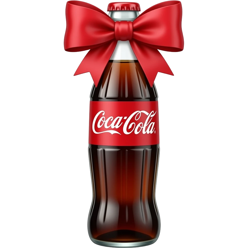 Diet coke with bow emoji