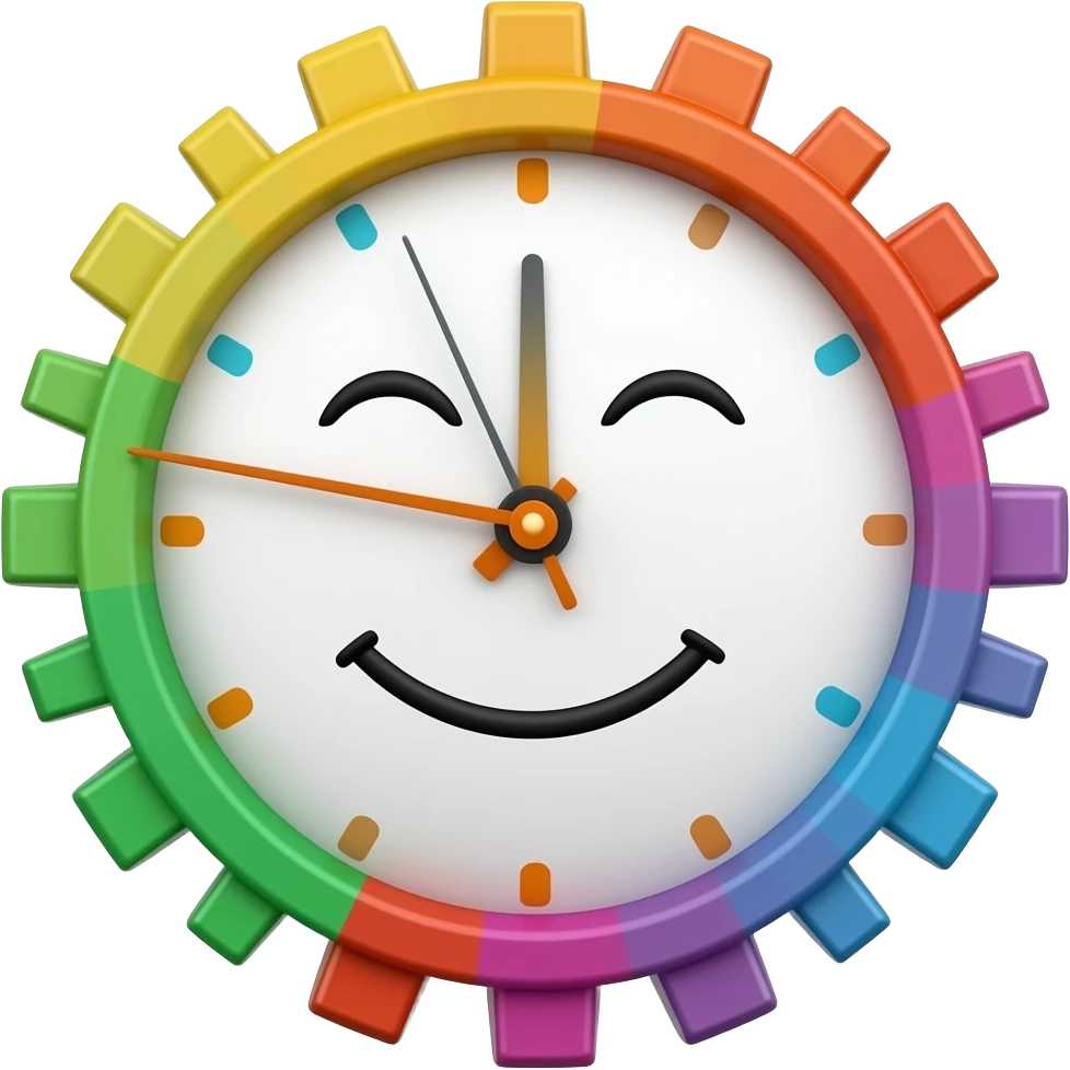 funny clock emoji