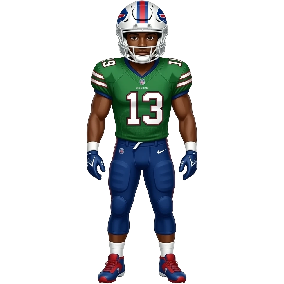 Buffalo bills football player emoji
