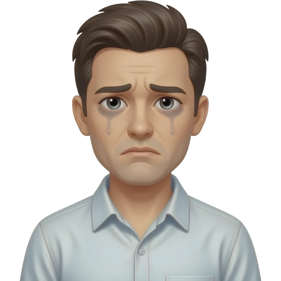 Exhausted emoji