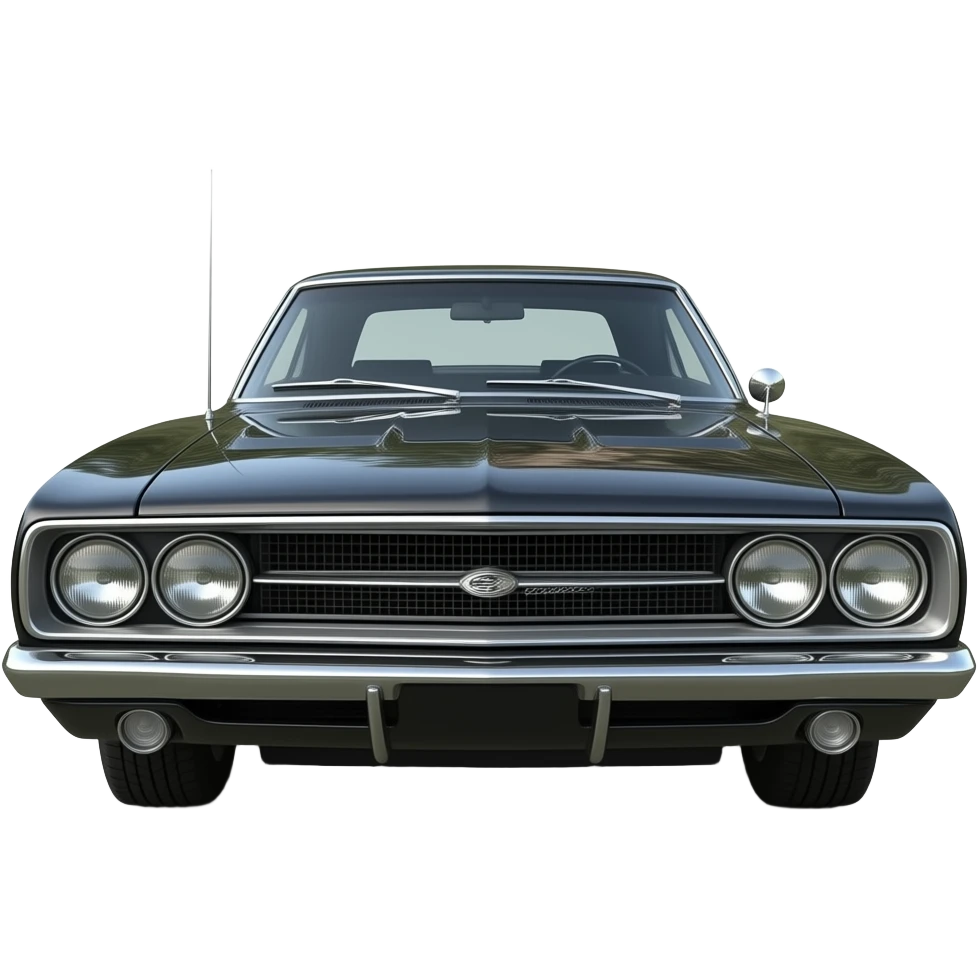 Dodge Charger Daytona 1960, hyper real, highly detailed emoji