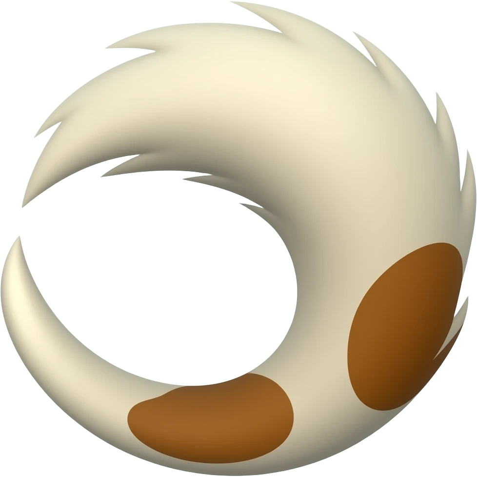 Dog tail emoji