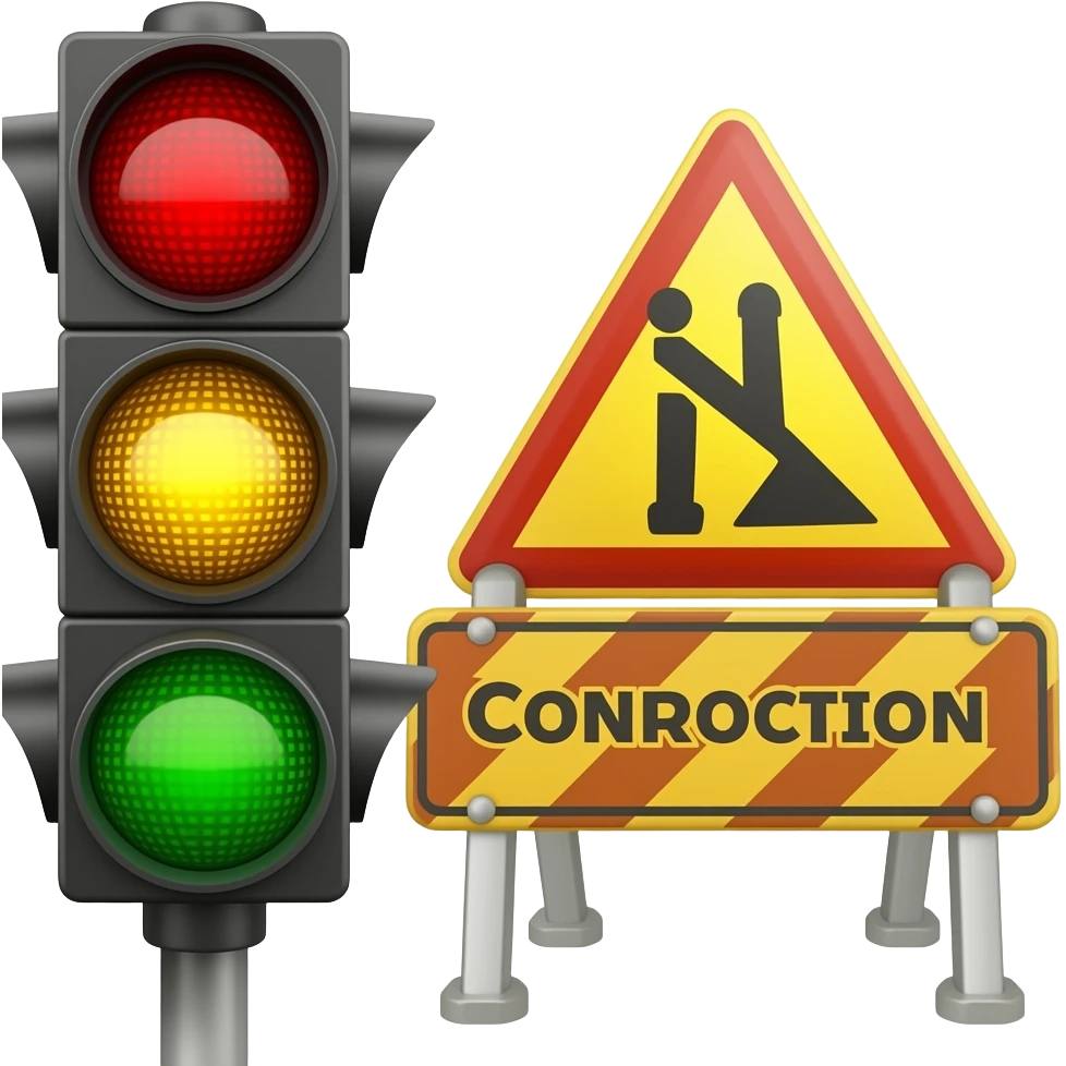 🚦🚧 emoji