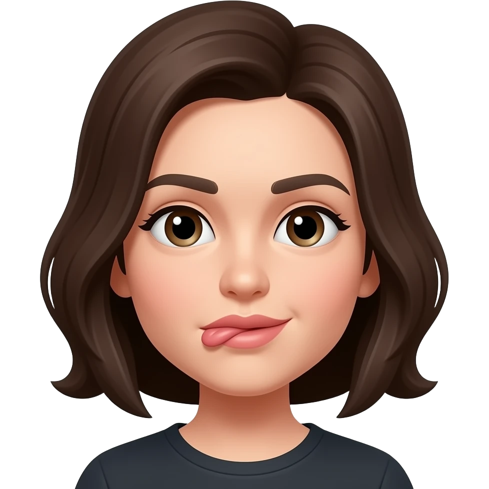 lip bite emoji