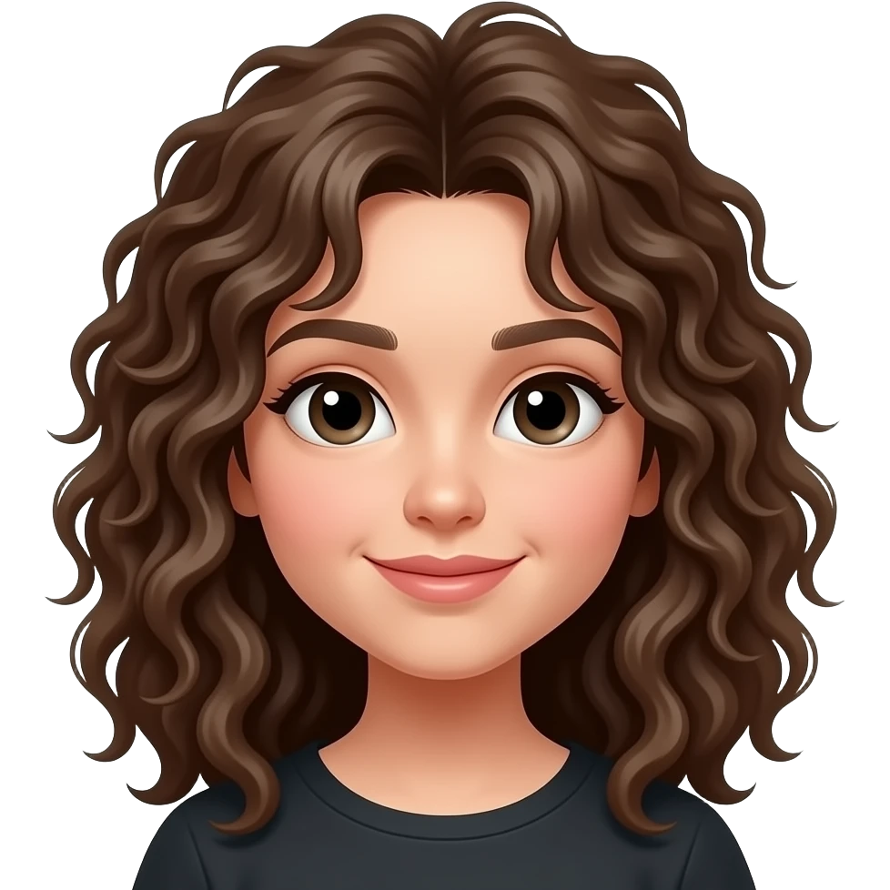ایموجی بافت مو دخترونه emoji