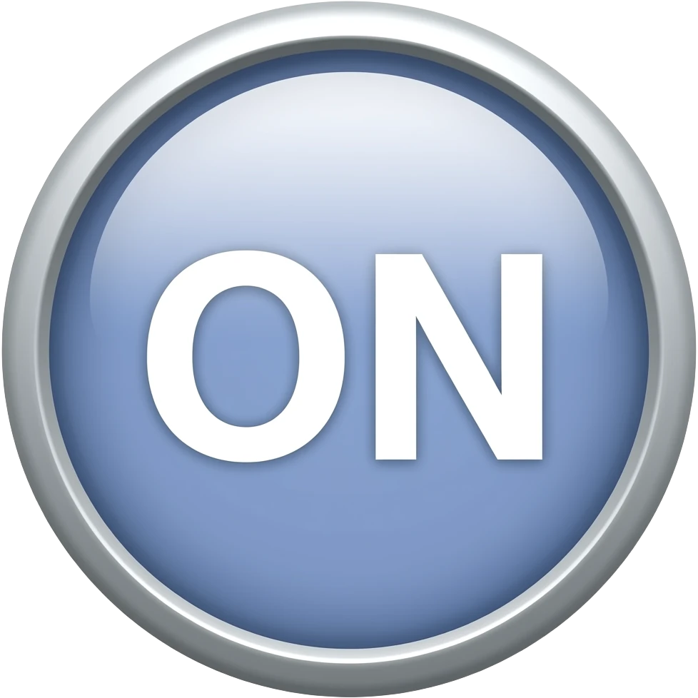 Turn on button emoji