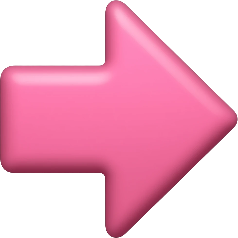 Стрелка розовая emoji